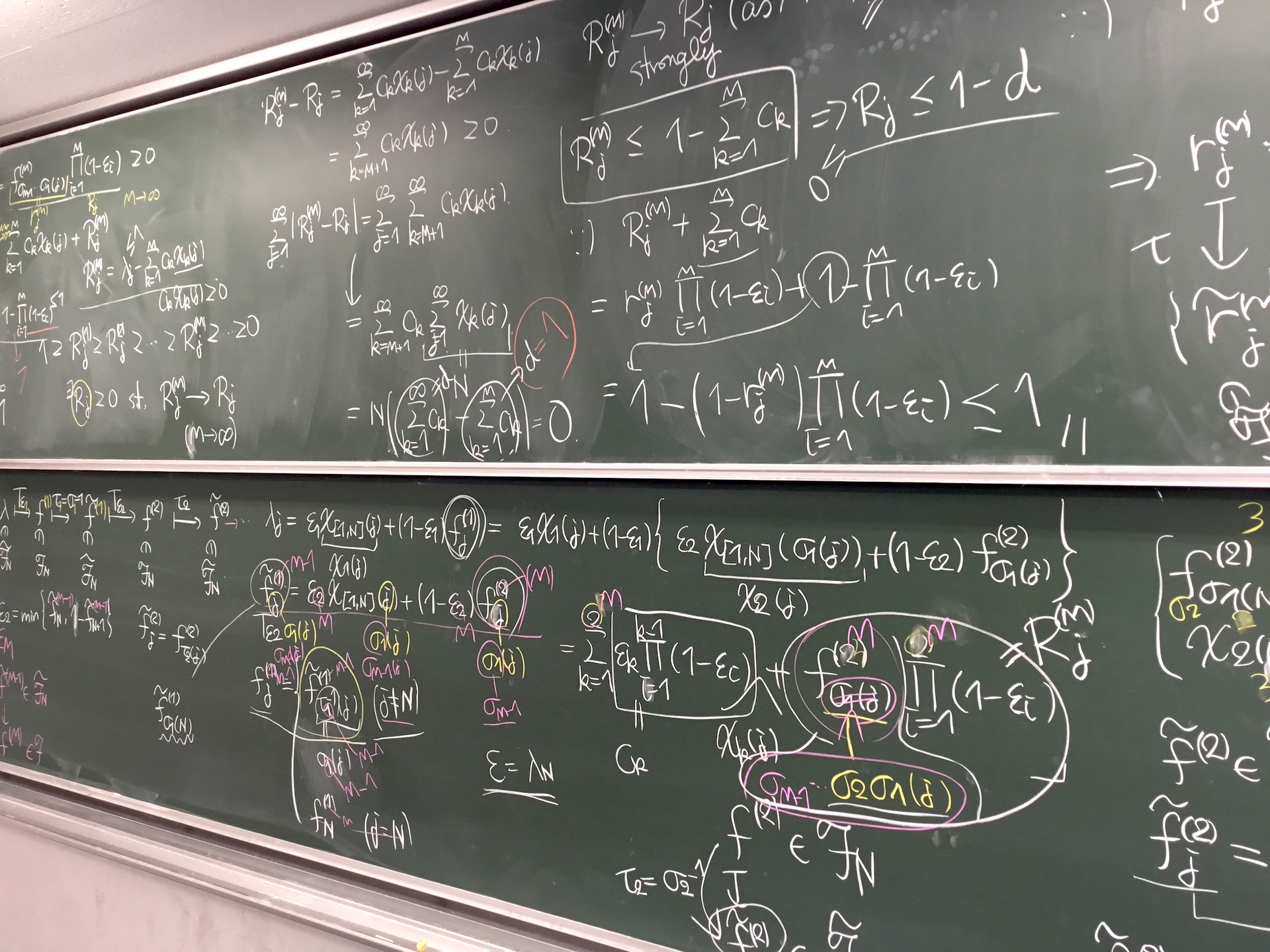 Seminar blackboard